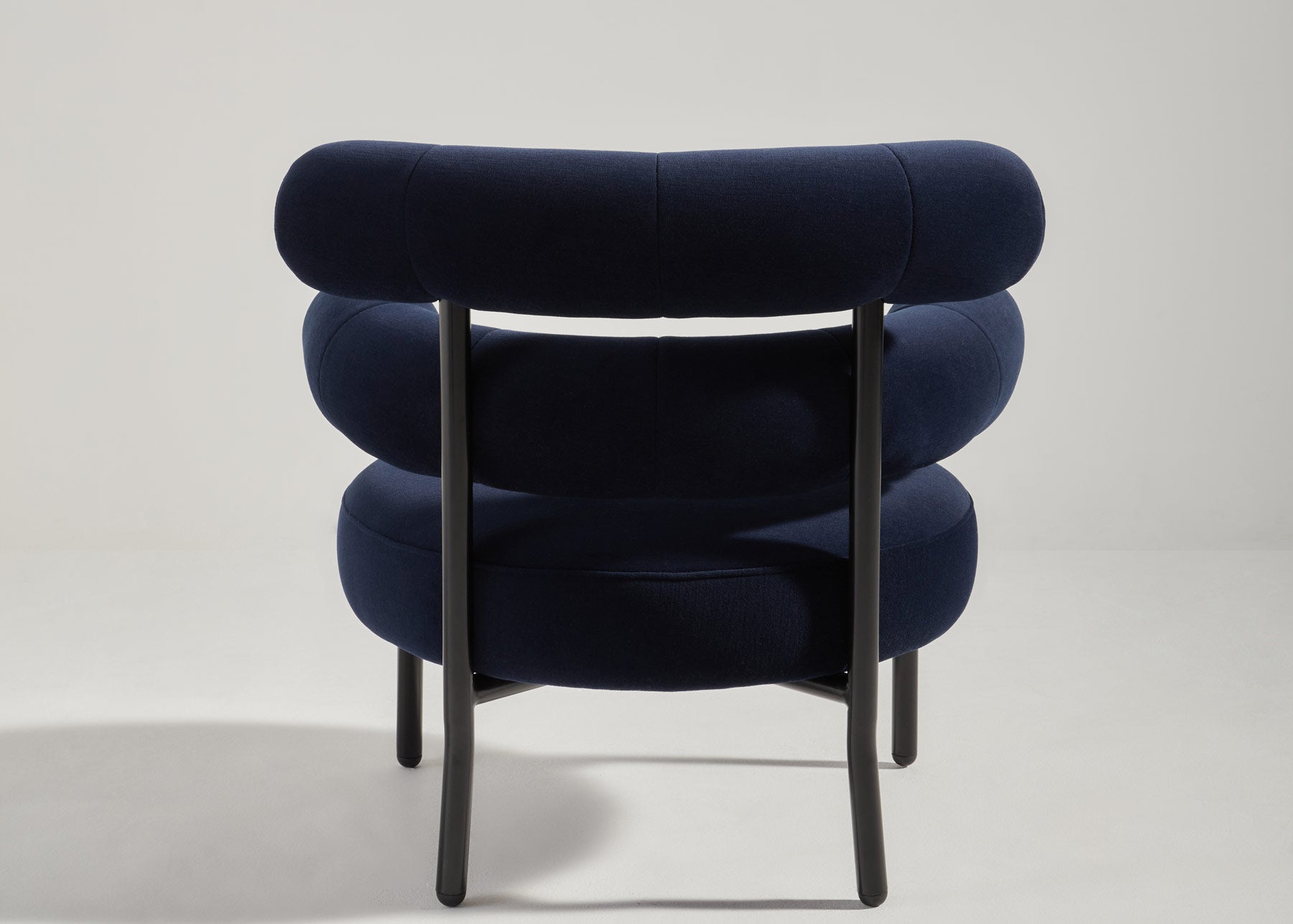Olio Armchair by Christina Bricknell and Gibson Karlo | Round Upholstered Chair Steel Frame | DesignByThem | Gallery