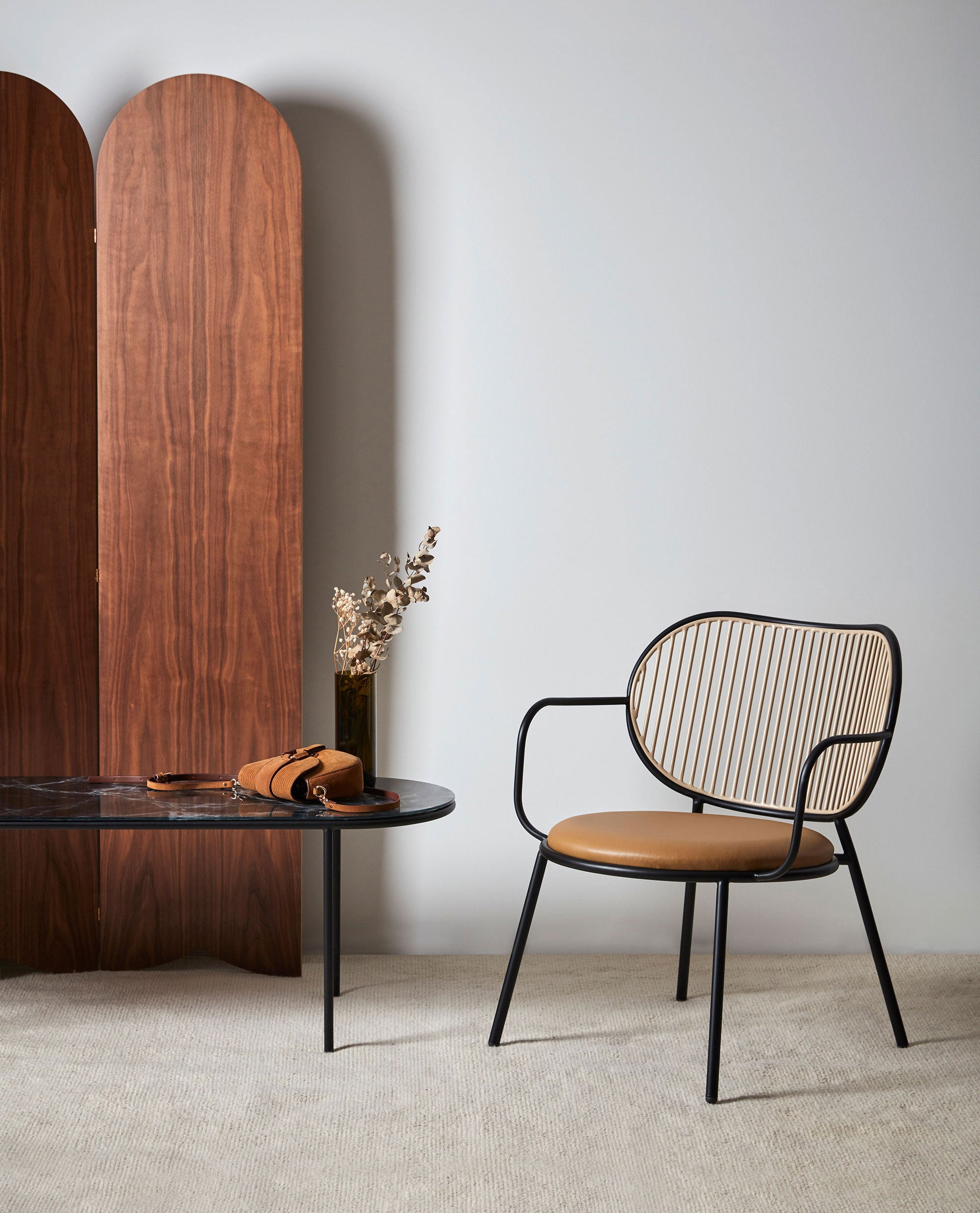 Piper Lounge Chair | Indoor/Outdoor Metal Armchair | GibsonKarlo | DesignByThem ** HL1 Primary - BA28 Butter