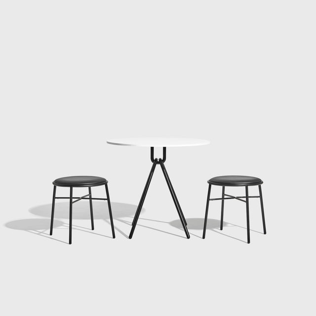 Piper Stool Upholstered | Fabric or Leather Seat | Stackable | Designed by GibsonKarlo | DesignByThem | Gallery