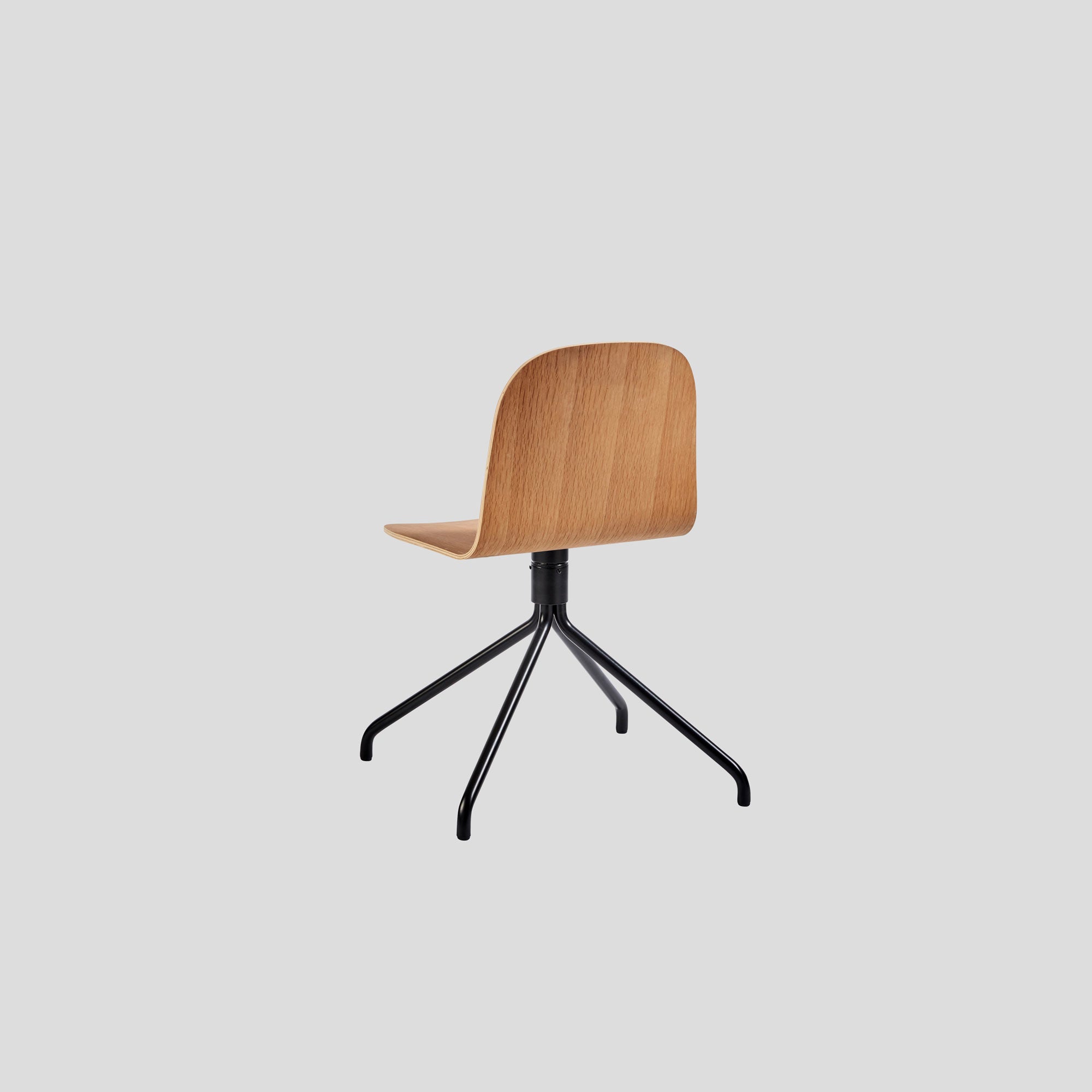 Potato Chair | Swivel Timber Dining Office Chair with Handle | GibsonKarlo | DesignByThem