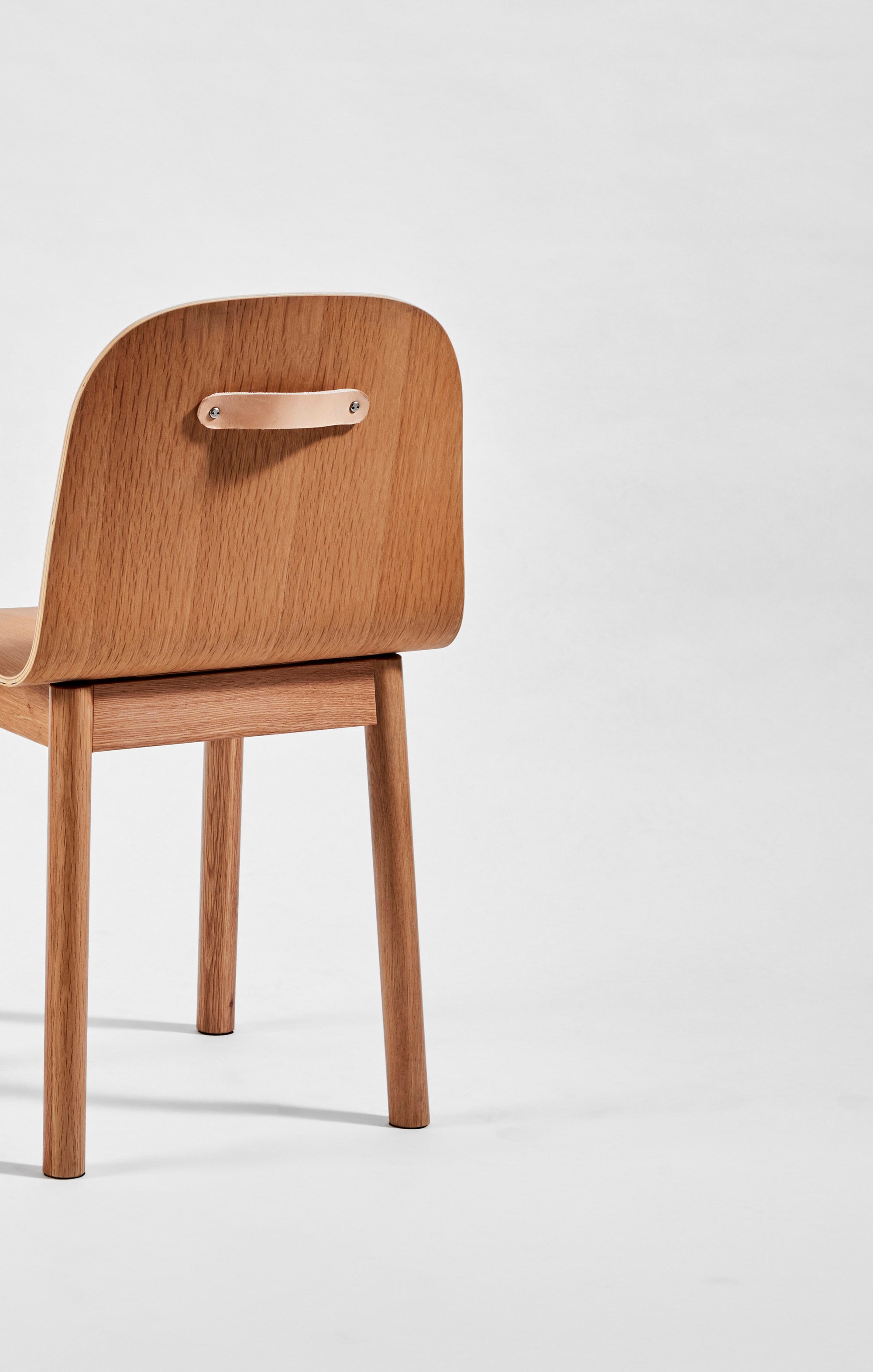 Potato Chair | Timber Dining Office Chair with Handle | GibsonKarlo | DesignByThem