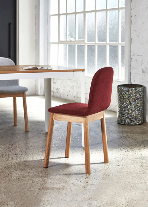 Potato Chair | Timber & Upholstered Dining Office Chair with Handle | GibsonKarlo | DesignByThem ** HF6 Tonica 2 - 0612