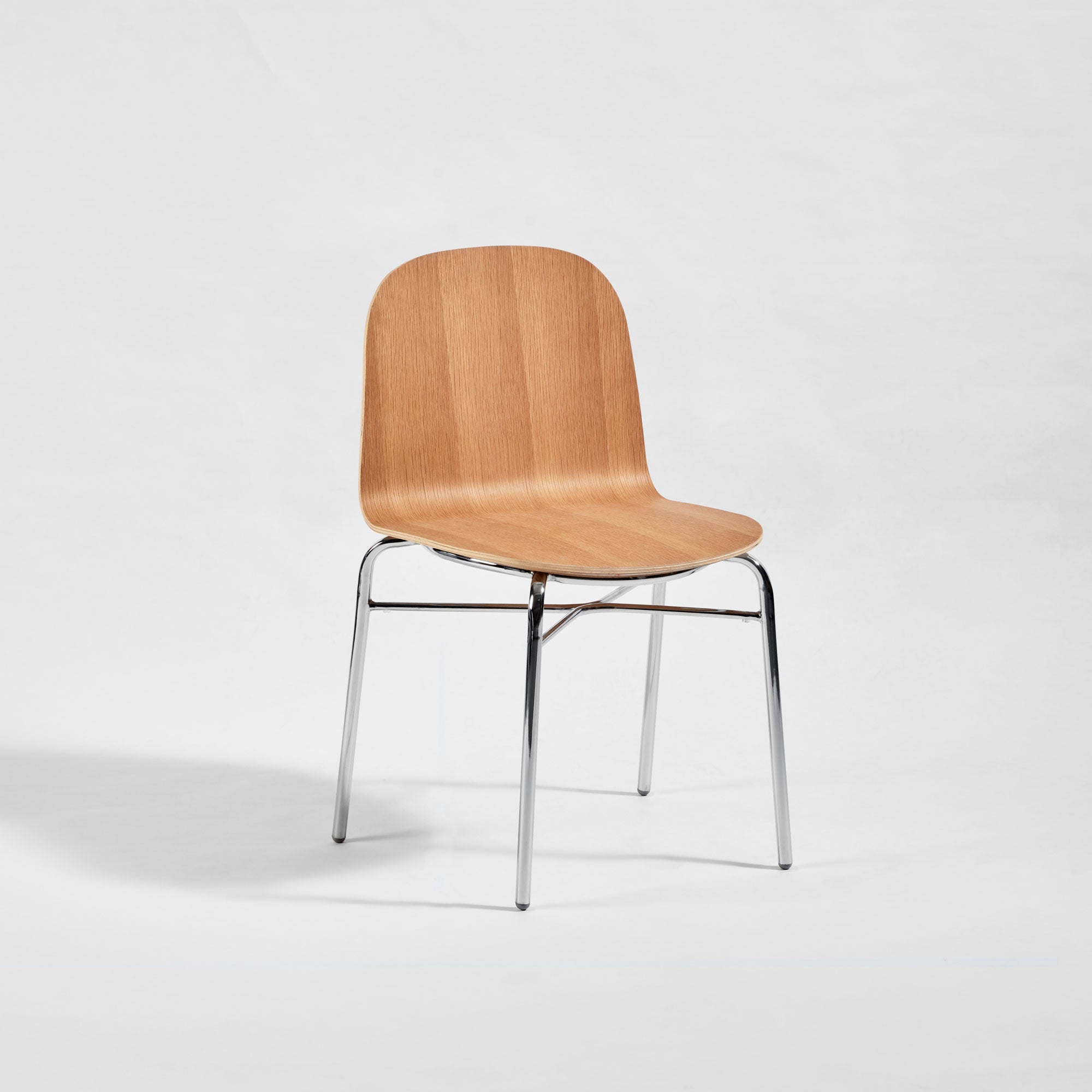 Potato Chair | Stacking Timber & Upholstered Dining Office Chair with Handle | GibsonKarlo | DesignByThem 