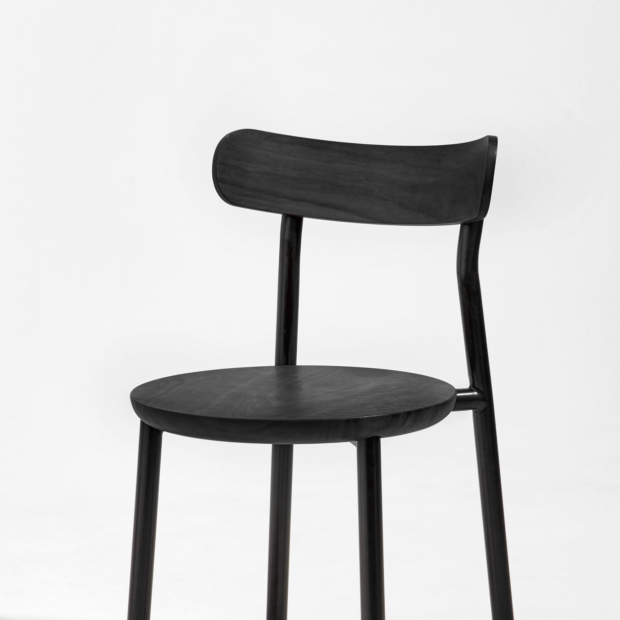 Them Chair Black Stained | Ash & Walnut Timber & Metal Dining Chair | GibsonKarlo | DesignByThem