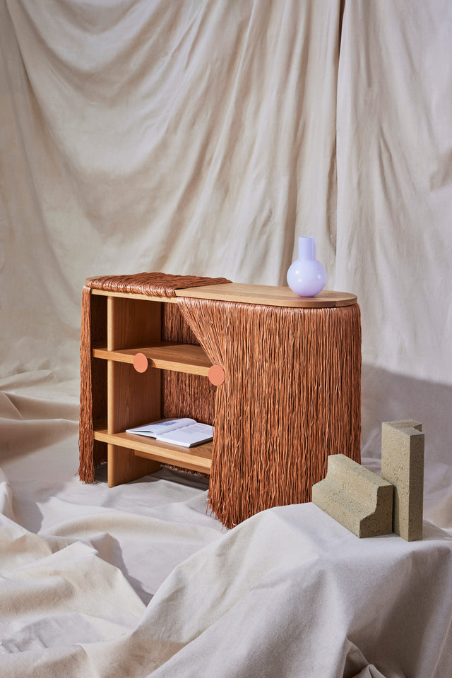 Copper Weaver Cabinet | Fringed Credenza | Elliat Rich | DesignByThem | Gallery