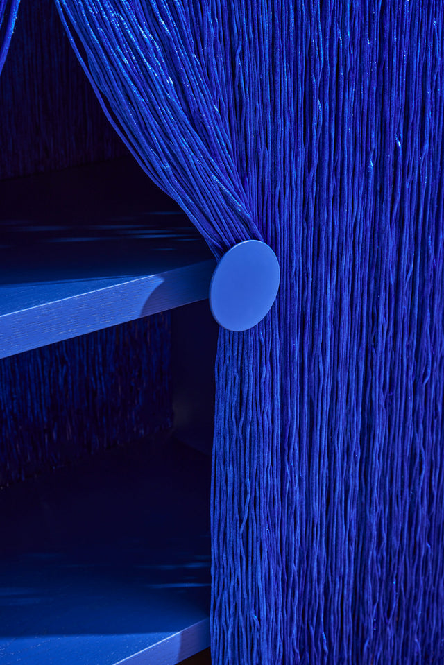 Blue Weaver Cabinet | Fringed Credenza | Elliat Rich | DesignByThem | Gallery